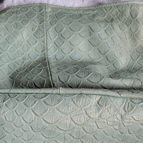 CECCONI PIERO Italy Leather Green Hand Bag Purse - Picture 12 of 13